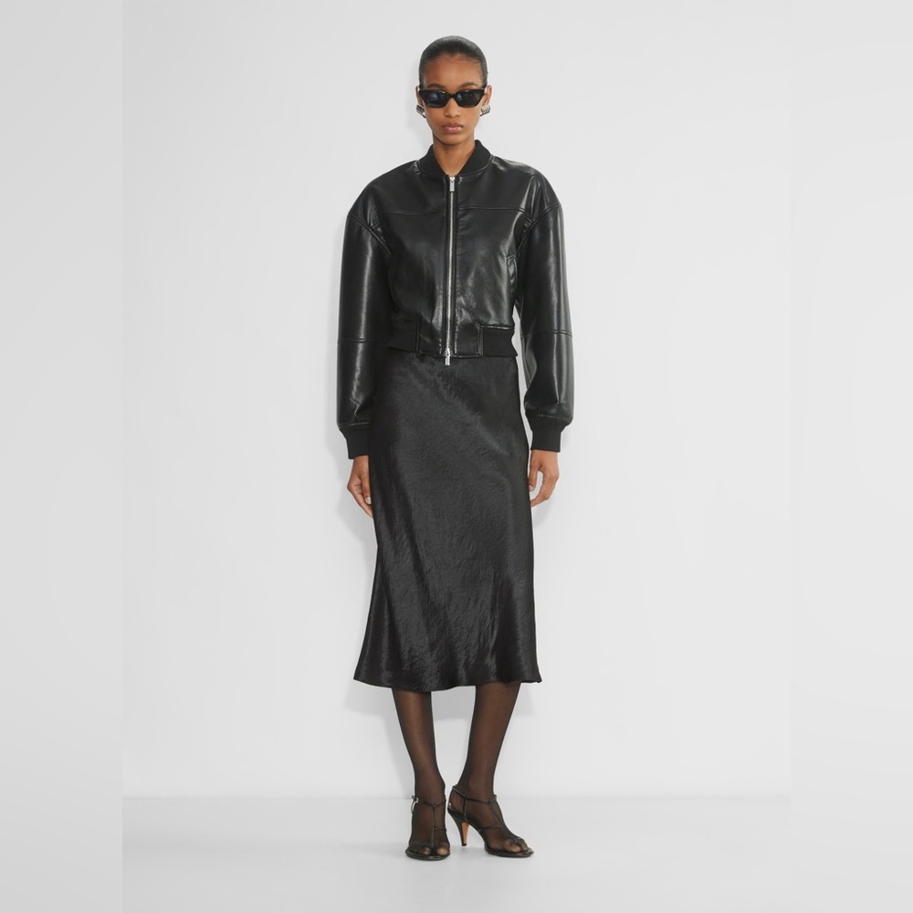 Aritzia babaton midi slip skirt